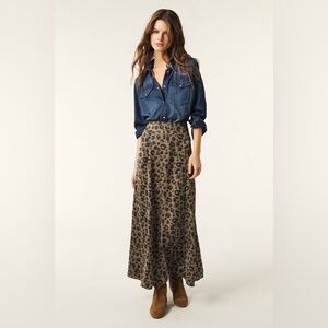 ba&sh Blaire Godet Skirt